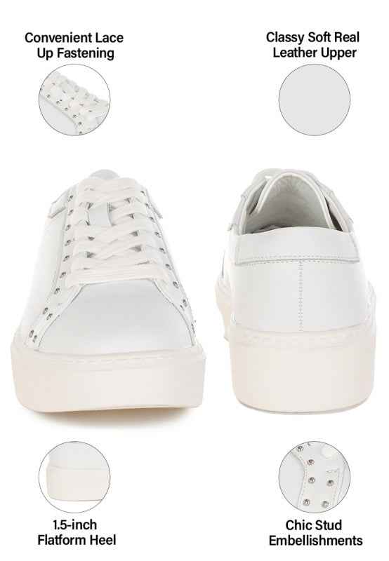 Strider Studs Embellished Chunky Sneakers
