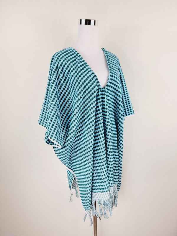 One Size Everyday Cover Up Towel – Beach Perfect , Pom Pom B