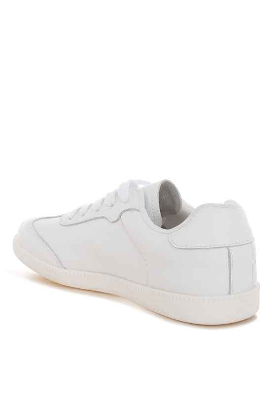 Bostonia Real Leather Casual Sneakers