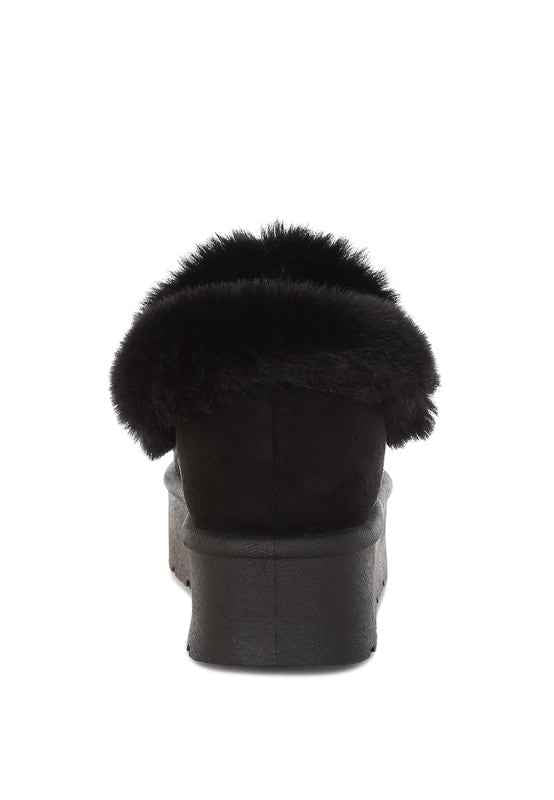 Zeta Charm Detail Slip On Snow Boots