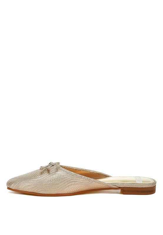 Jaylor Party Bow Slip-On Mules