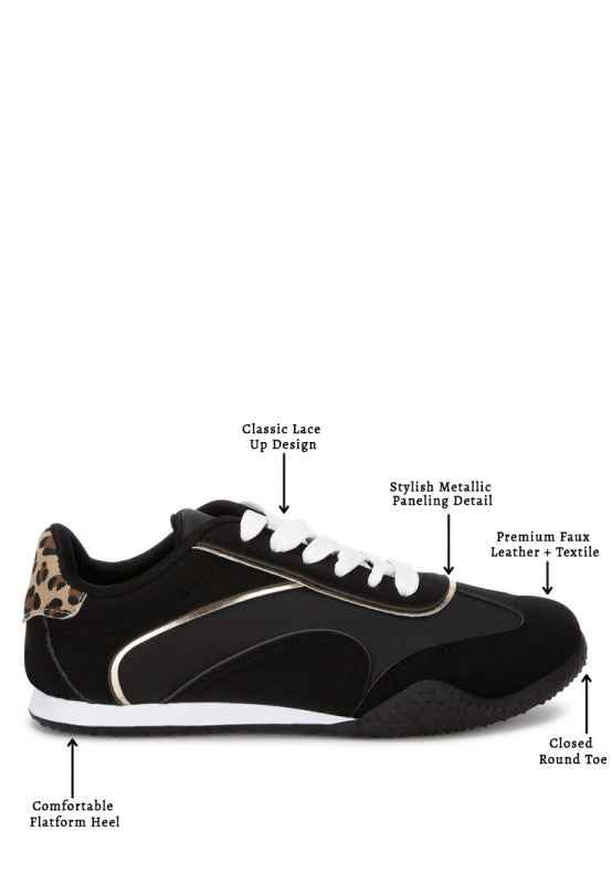 Zuccia Comfortable Lace-Up Sneakers
