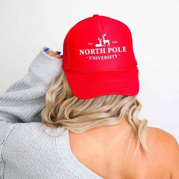North Pole University Foam Trucker Hat