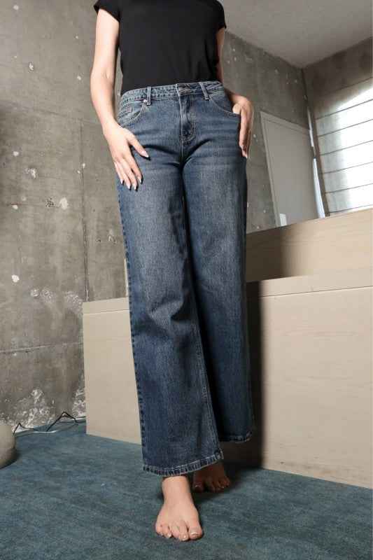 Double Snap On Waistband Layered Ultra High Rise W