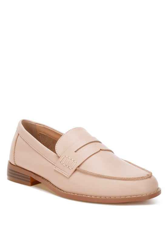 Reiga Low Block Heel Loafers