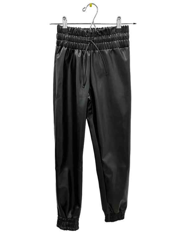 Leather Joggers