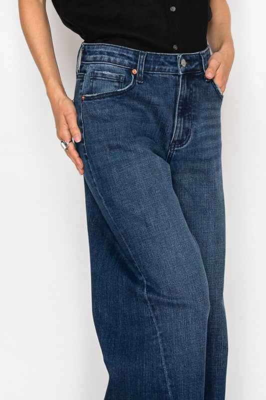 Athena Inseam Transfer High Rise A-Wide Jeans