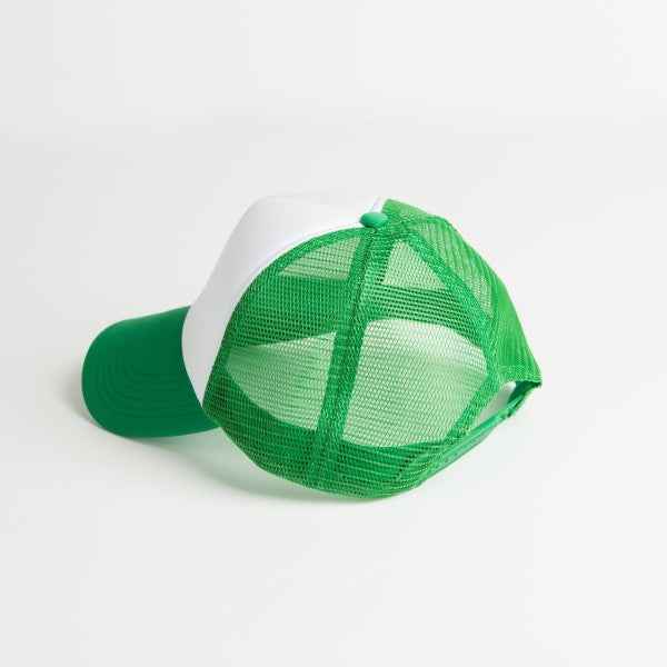Embroidered Lucky Typewriter Foam Trucker Hat