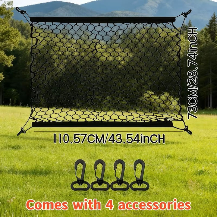 Multi-functional Trolley Net, Trolley Cargo Net, Trolley Parts Net, Durable Nylon Net, Suitable for Garden Carts, Folding Trolleys And Handcarts. 1pc Multi-functional Trolley Net, Trolley Cargo Net, Garden Cart Accessories Cargo Net. Happi Mart Ch