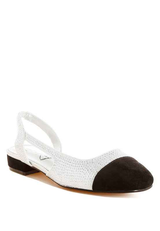 Rerita Rhinestone-Studded Glitter Sandals