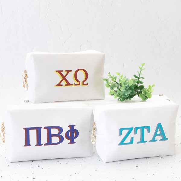 Licensed Sorority Accessory Cosmetic Bag