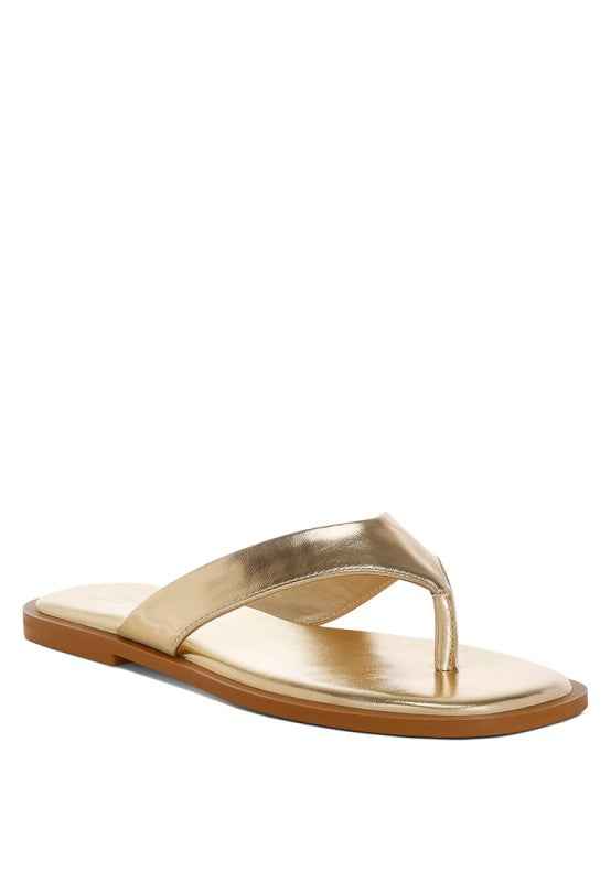 Nitty Square Toe Flats