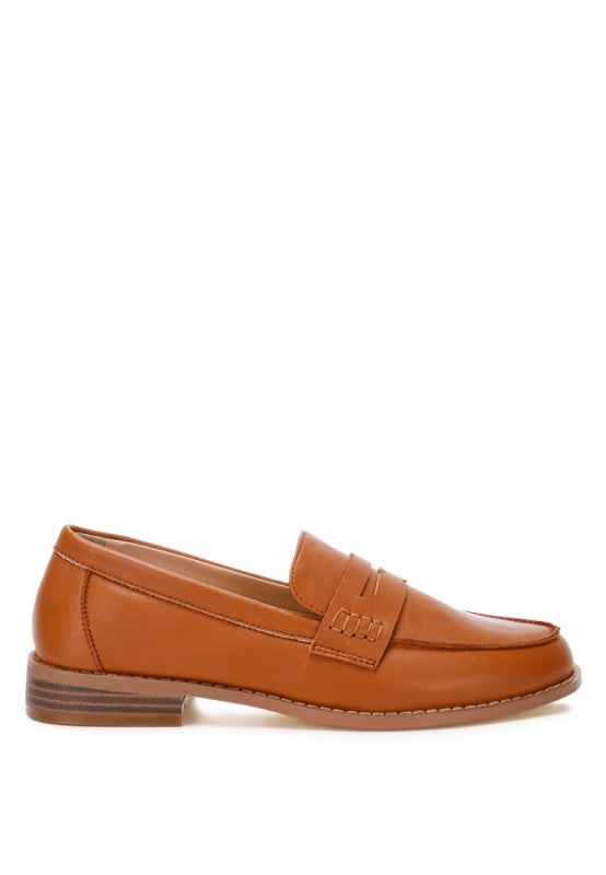 Reiga Low Block Heel Loafers