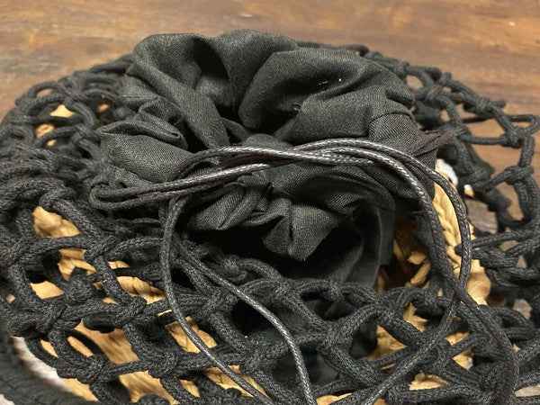 KNIT BASKET BAG