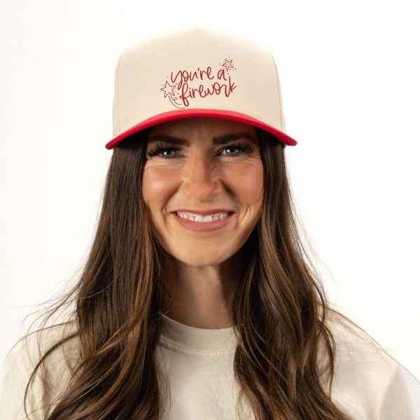 You're A Firework Canvas Trucker Hat