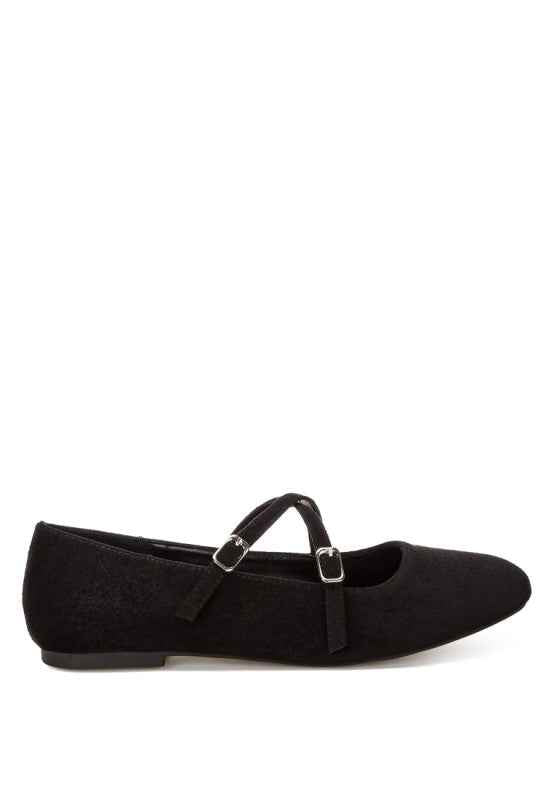 Nayela Strappy Mary Jane Flats