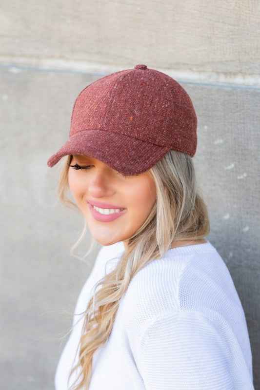 Fall Tweed Ball Cap