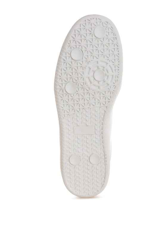 Bostonia Real Leather Casual Sneakers
