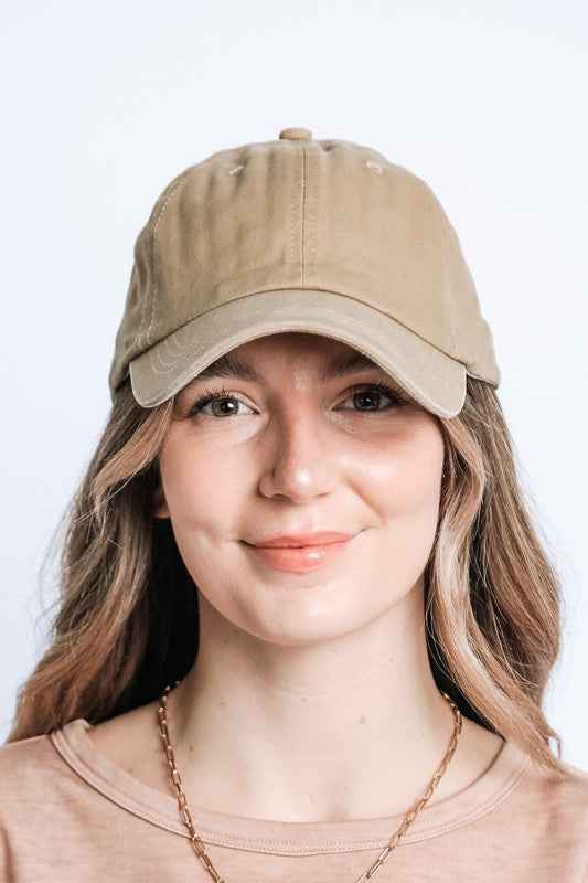 VINTAGE BASIC WASHED CAP