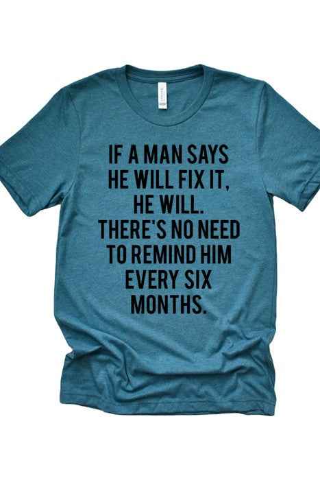 If a Man Says Tee
