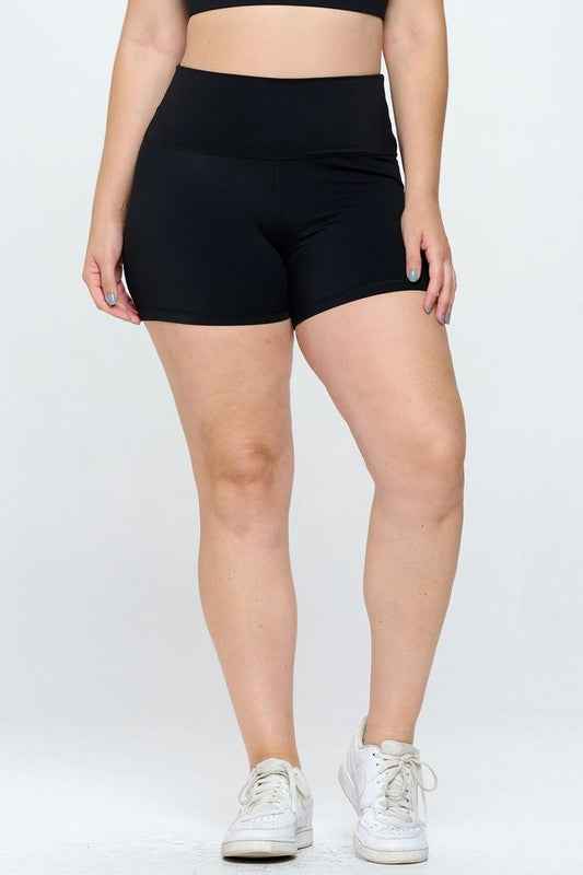 Buttery-Soft Activewear Biker Shorts 4 In. Inseam