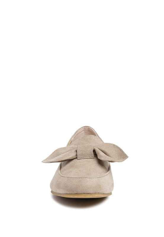 REMEE Front Bow Loafers