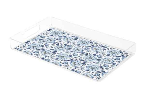 Something Blue Acrylic Trinket Tray with 4 Interch