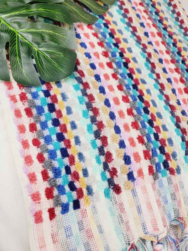 Bath Towels, Organic Turkish Cotton Pom Pom Towels