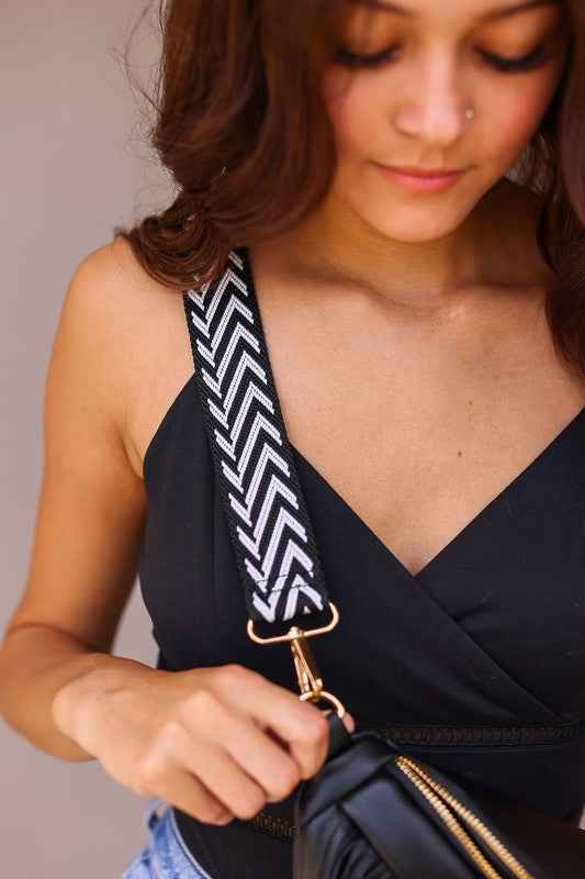 The Valentina Removable Fringe Crossbody Sling Bag