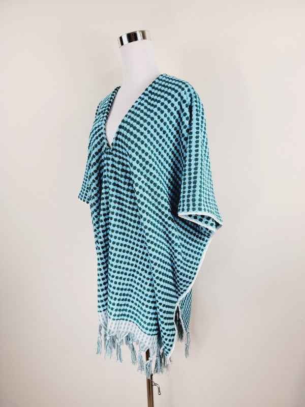 One Size Everyday Cover Up Towel – Beach Perfect , Pom Pom B
