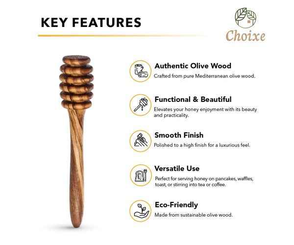 Olive Wood Honey Spoon