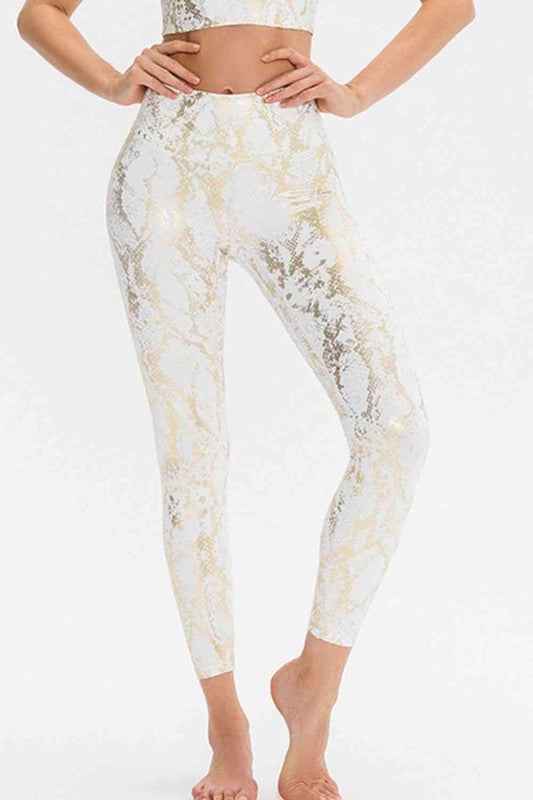 Animal Print Active Pants
