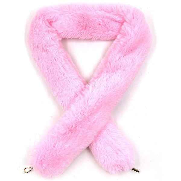 Luxurious Solid Mink Feel Fur Bag Shoulder Strap