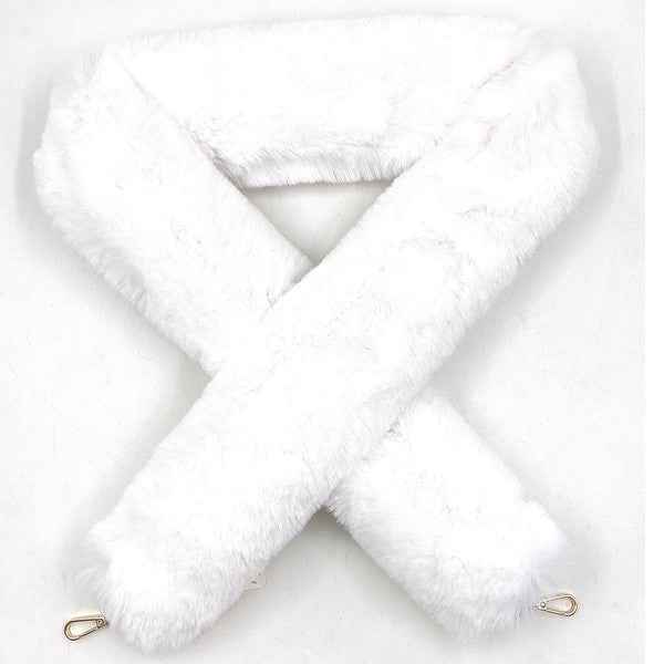 Luxurious Solid Mink Feel Fur Bag Shoulder Strap