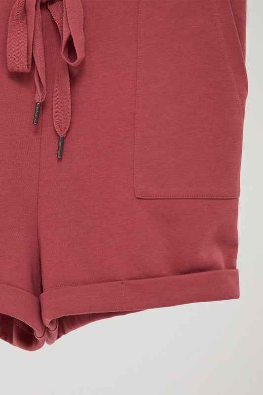 Stroll Adjustable Strap Pocketed Overall Romper