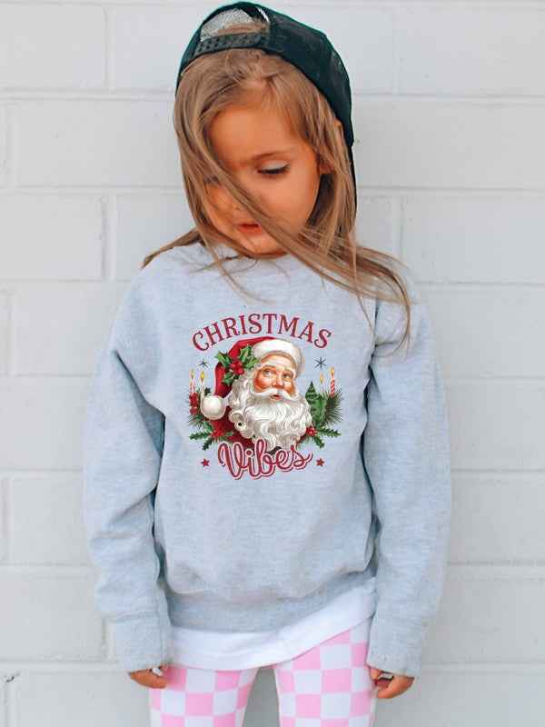 Christmas Vibes YOUTH Graphic Sweatshirt