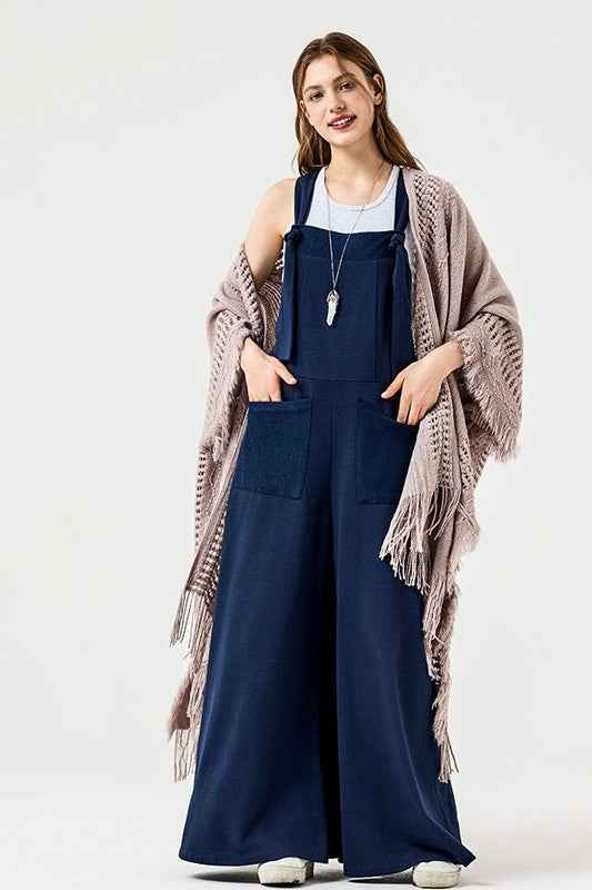 Adjustable Straps Overall Front pocket Jumpsuit