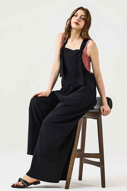 Adjustable Straps Overall Front pocket Jumpsuit