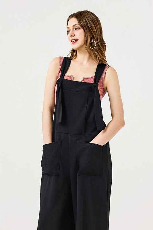 Adjustable Straps Overall Front pocket Jumpsuit