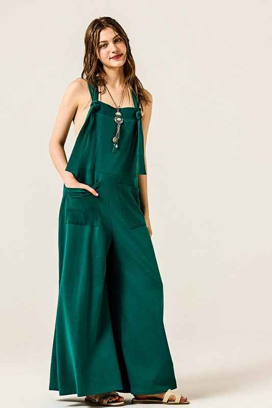 Adjustable Straps Overall Front pocket Jumpsuit