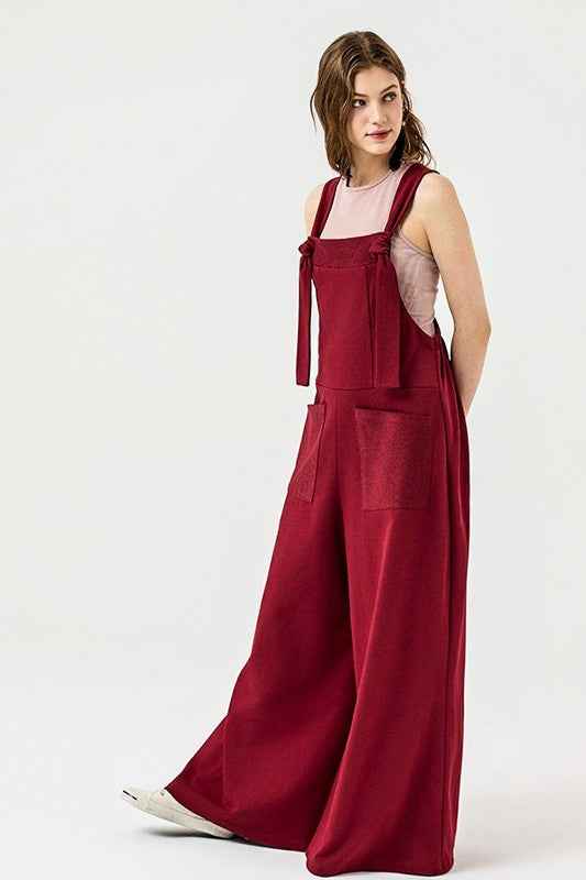 Adjustable Straps Overall Front pocket Jumpsuit