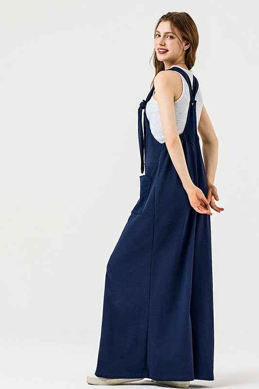 Adjustable Straps Overall Front pocket Jumpsuit