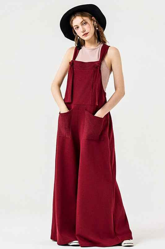 Adjustable Straps Overall Front pocket Jumpsuit