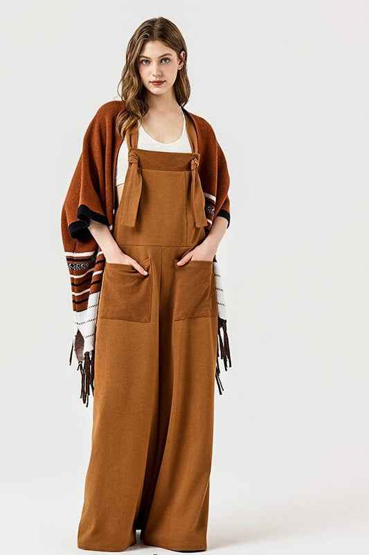 Adjustable Straps Overall Front pocket Jumpsuit