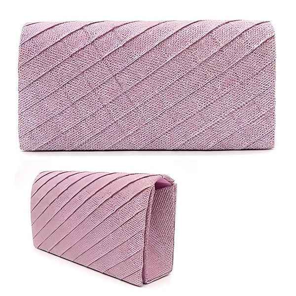 Glitter Quilted Pattern Evening Clutch BAG