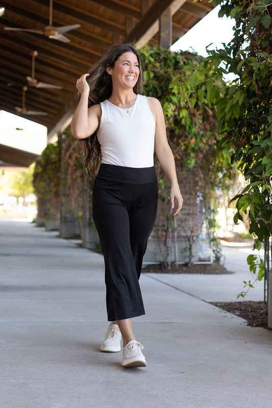 The Gabriella - High Waisted Gaucho Pants