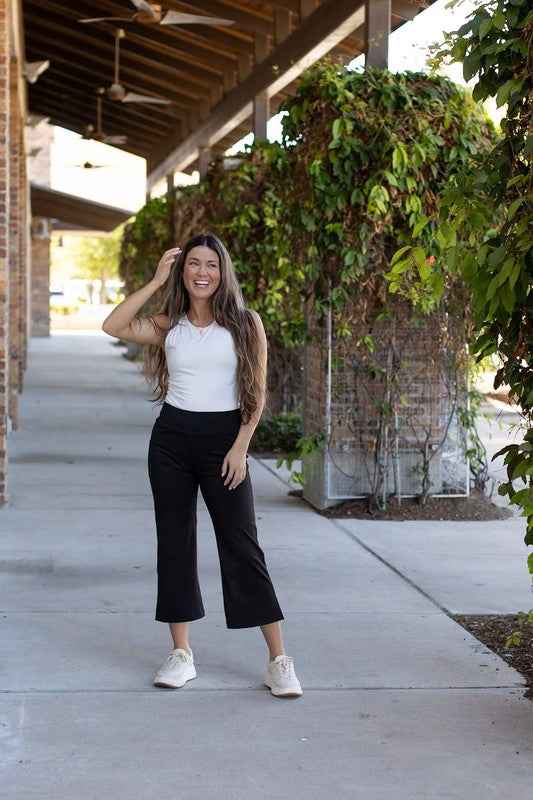 The Gabriella - High Waisted Gaucho Pants