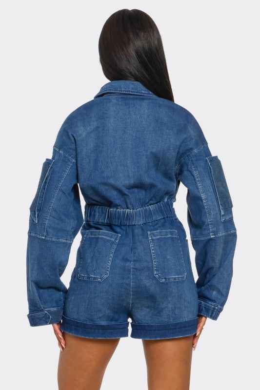PLUS SIZE City Command Romper