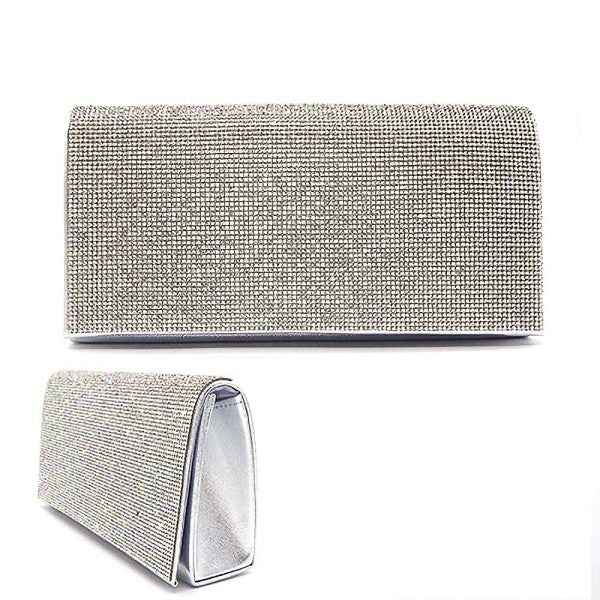 Rhinestone Bling Shiny Evening Bag Clutch Big