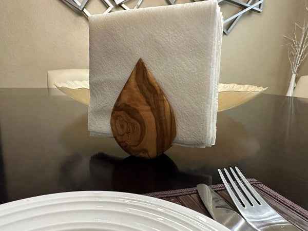 Olive Wood Napkin Holder